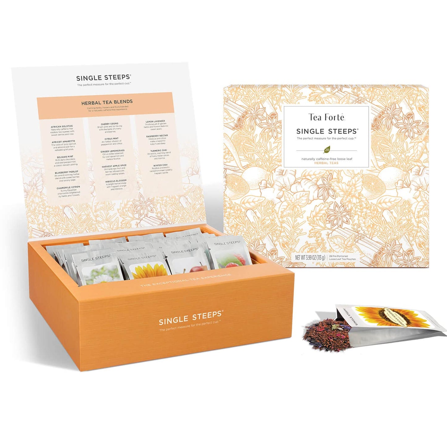 Tea Forte Herbal Tea Assortment Gift Set for Tea Lovers