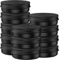 40 Pcs 4 Ounce Aluminum Tin Jars for Cosmetics and More