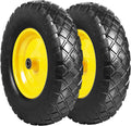 16 Inch Solid Rubber Dolly Tire Wheels 4.80/4.00-8 - Flat Free