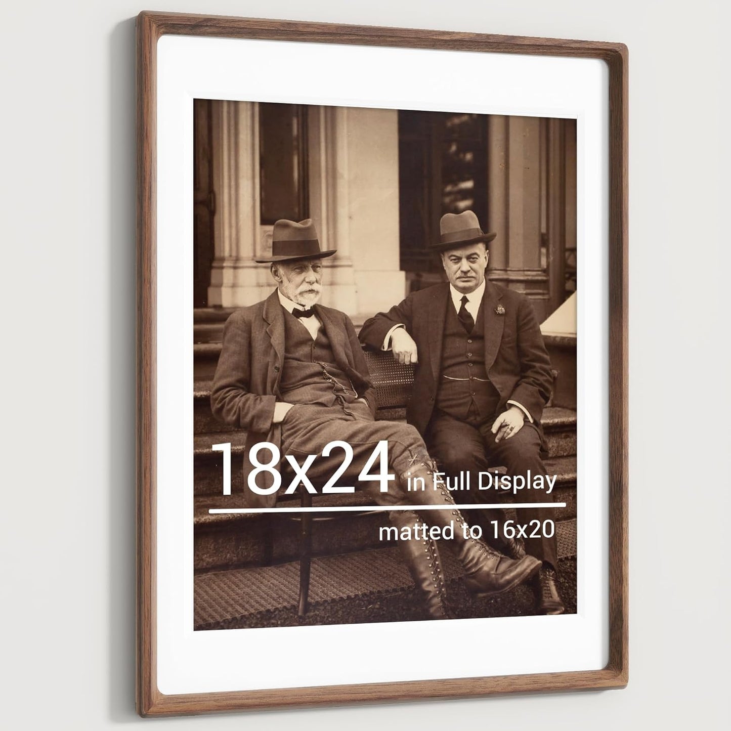 Heimlove 18x24 Picture Frames in Natural Walnut for Display