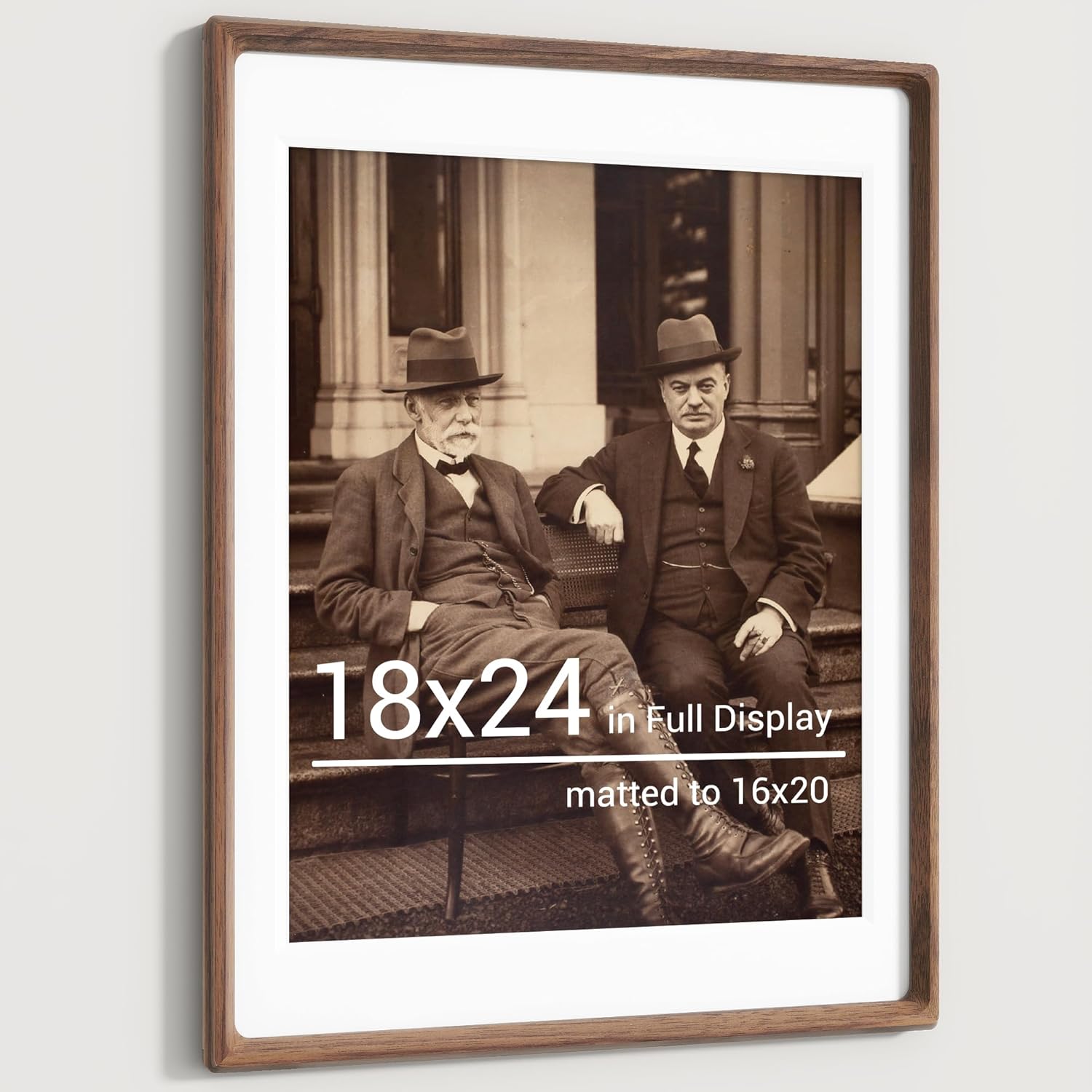 Heimlove 18x24 Picture Frames in Natural Walnut for Display