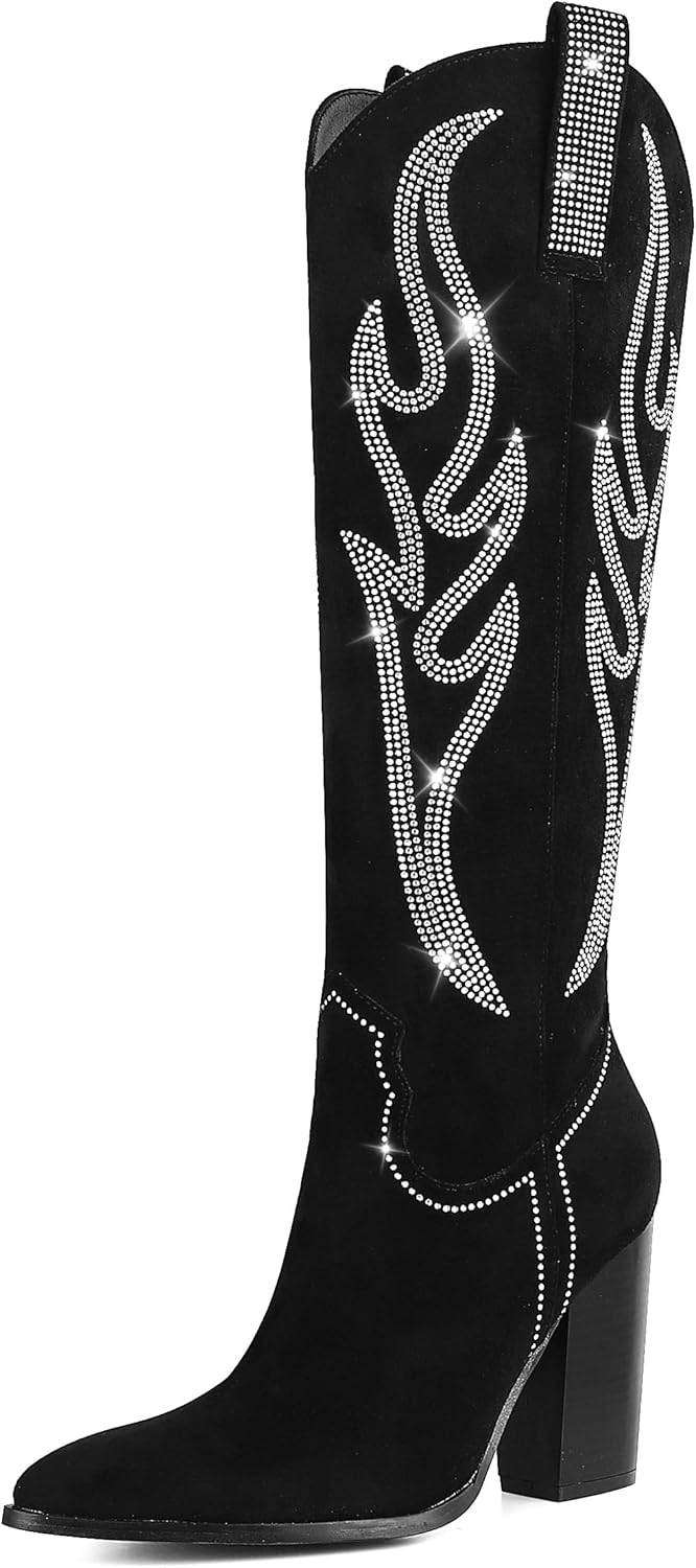 Stylish Celbreez Cowboy Boots for Women with Rhinestones