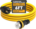 6FT NEMA L14-30P to SS2-50R Adapter Cord - Secure 30A Generator Link