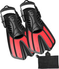 Diving fins Snorkeling Gear for Adults - Adjustable Open Heel Swim