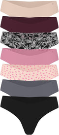 No Show Thong Underwear for Women - Invisible Edge Comfort