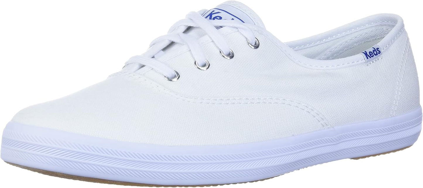 Keds Womens Champion Canvas Lace Up Sneaker for Everyday Style