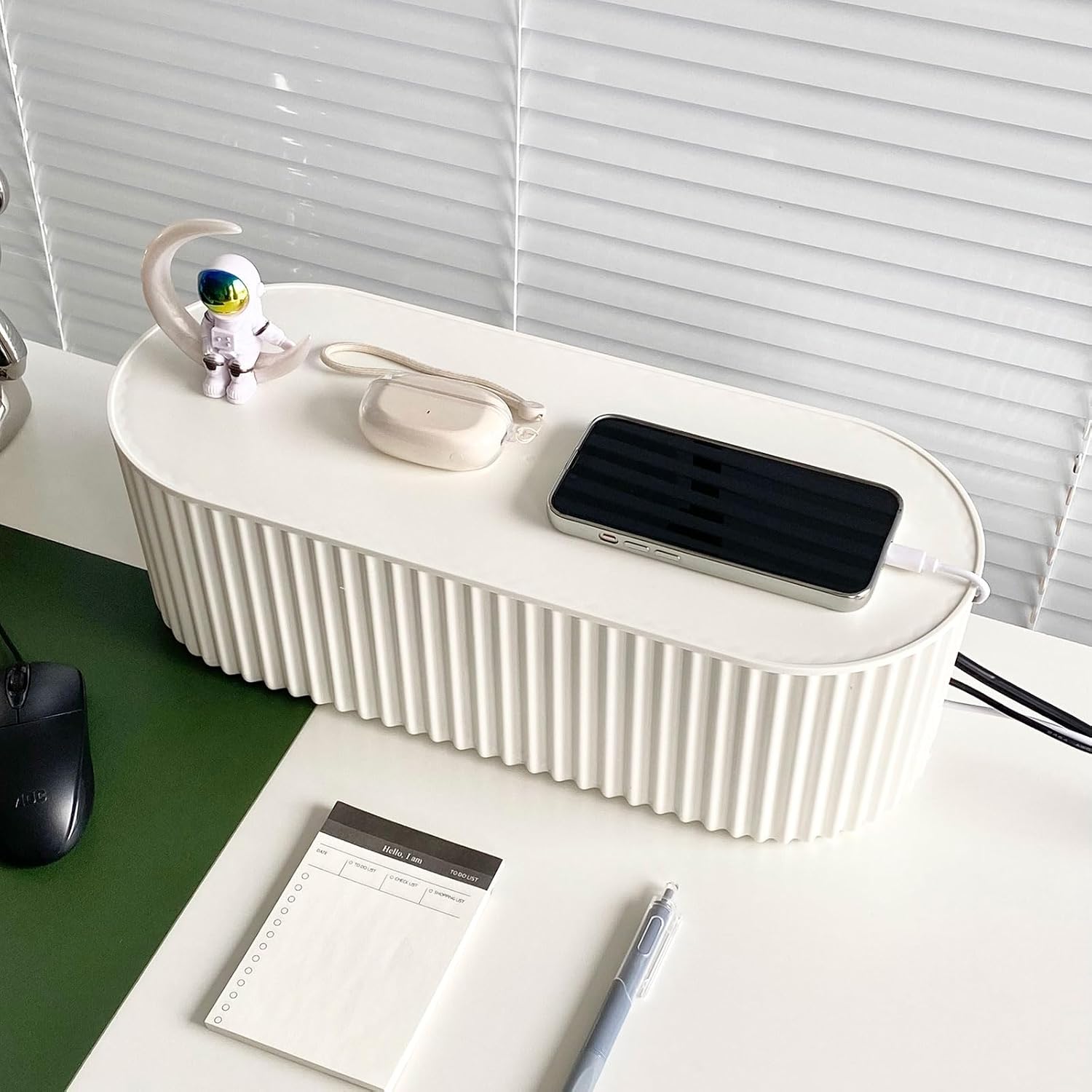 Hide Wires in Style with Large Cable Box Organizer by NINEWEEN