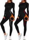 Thermal Ski Underwear Set Womens Base Layer - Warm, Breathable Fit