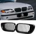 E46 Grille Front Kidney Grill Compatible with BMW 3 Series - Gloss