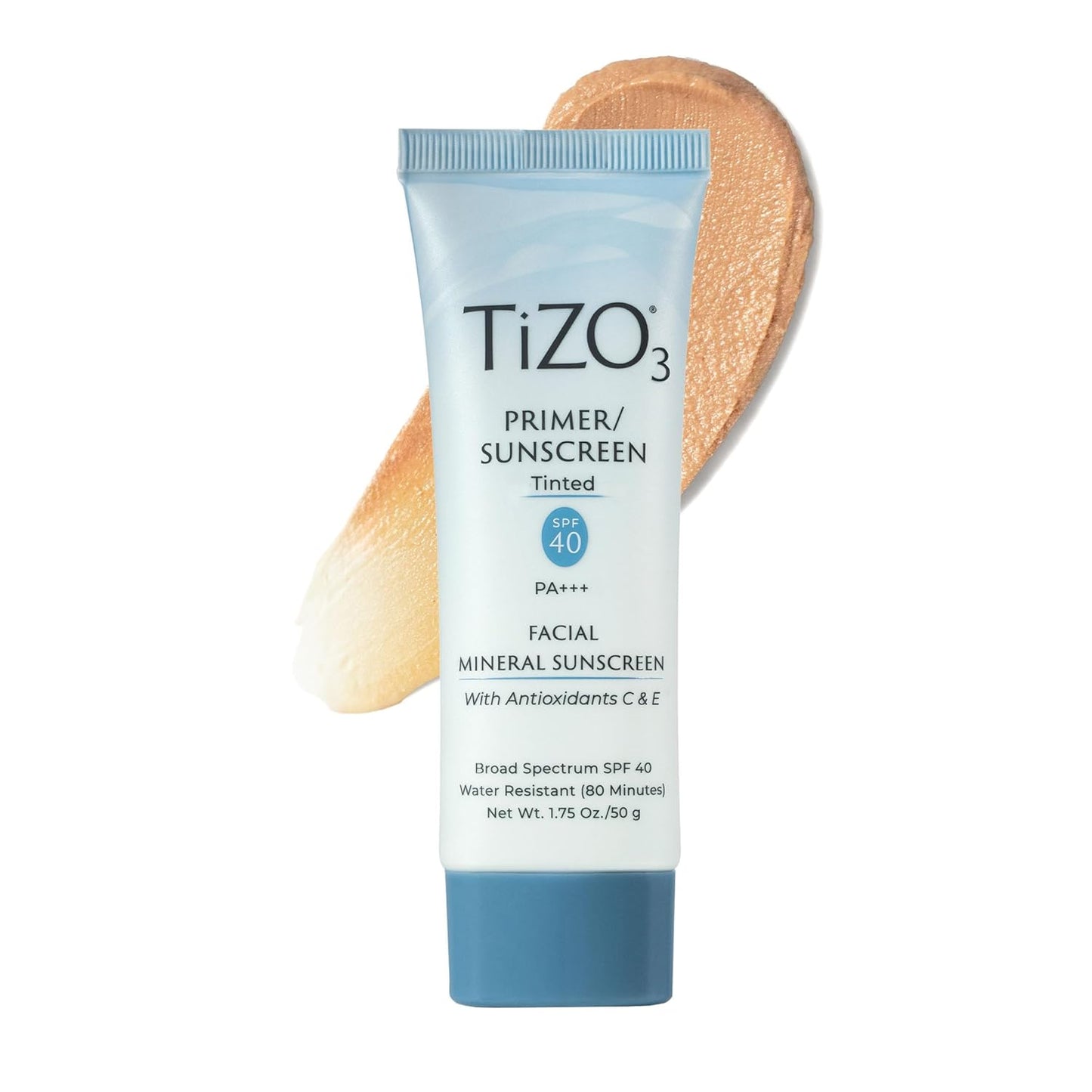 TiZO3 Facial Mineral Sunscreen and Primer with SPF 40 Protection