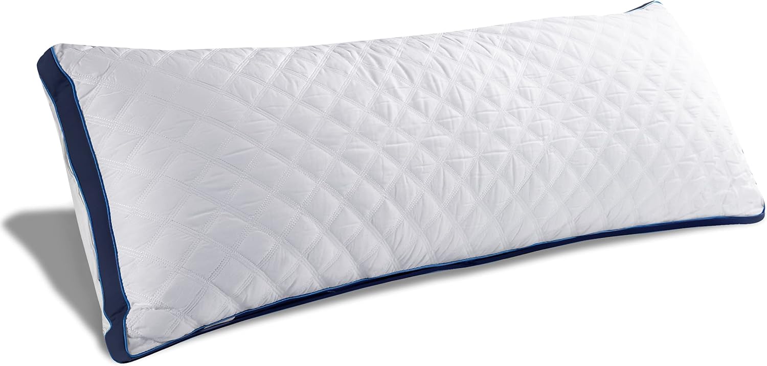 Oubonun Premium Adjustable Loft Quilted Body Pillow for Comfort