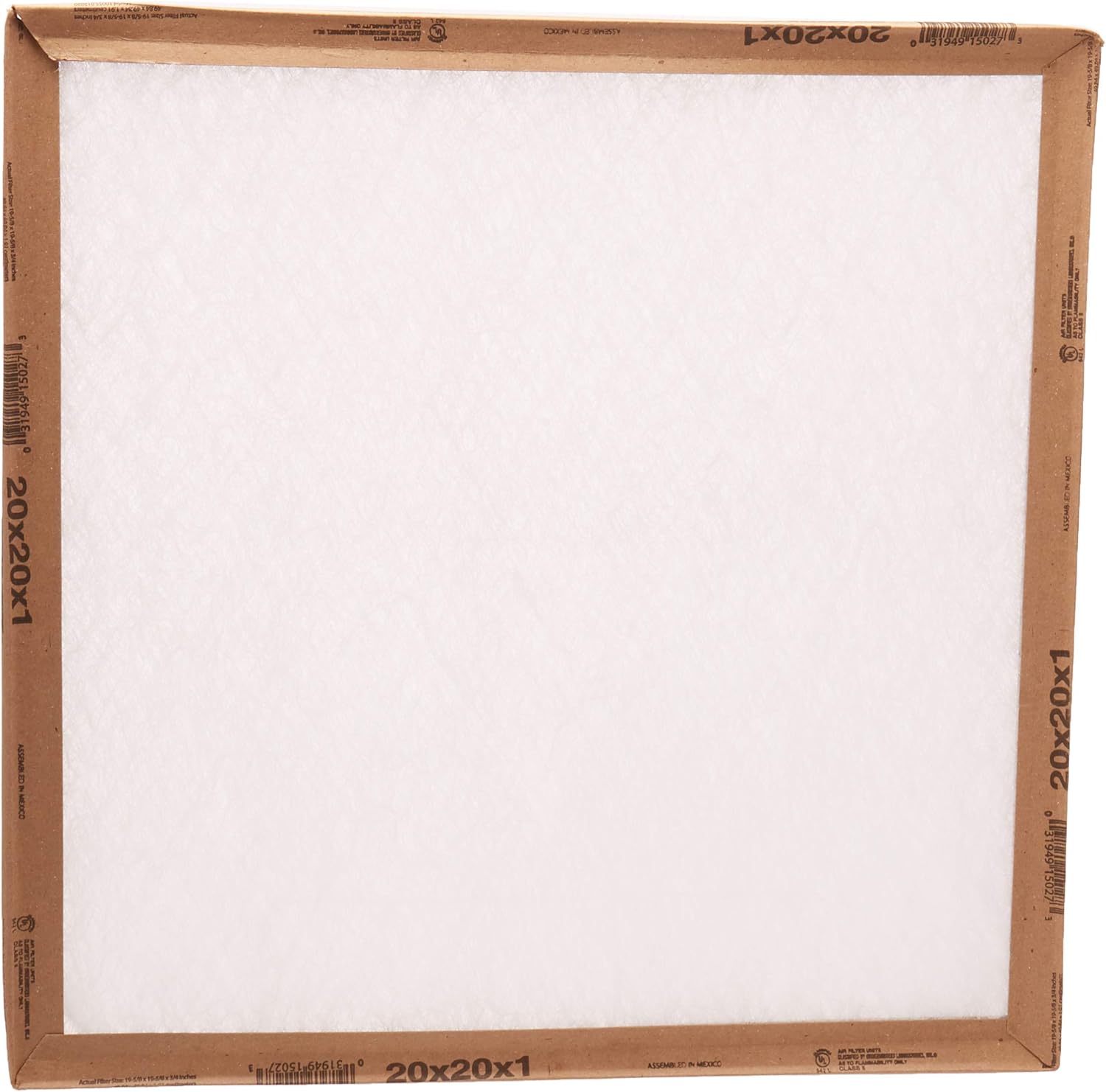 Flanders 20x20x1 Air Filter Pack (12) - Efficient Front Panel MERV 4