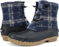 Women Waterproof Duck Boots Quilted Snow Boots - Warm, Traction