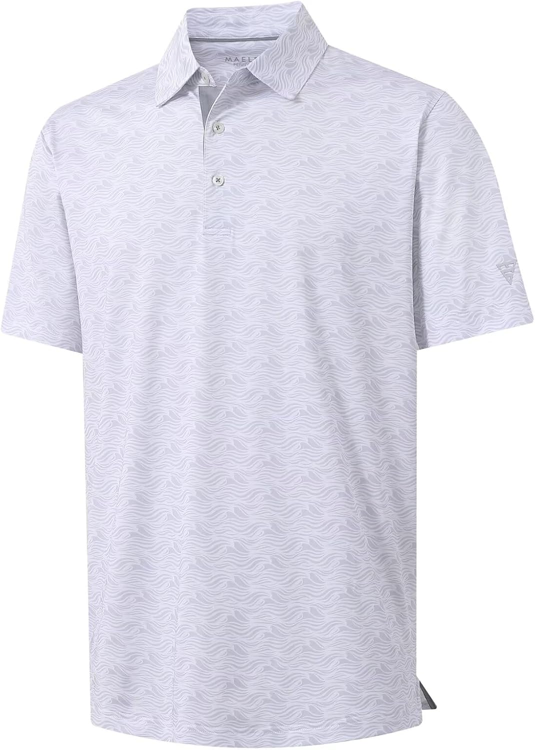 M MAELREG Mens Golf Shirt Short Sleeve Dry Fit Performance Polo