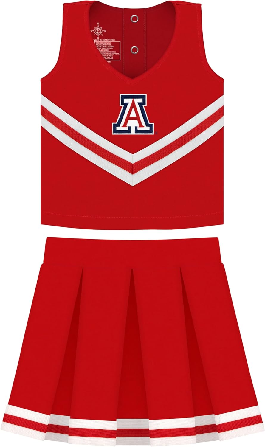 College Baby Youth Cheerleader Dress 3 Piece Set for Little Ones