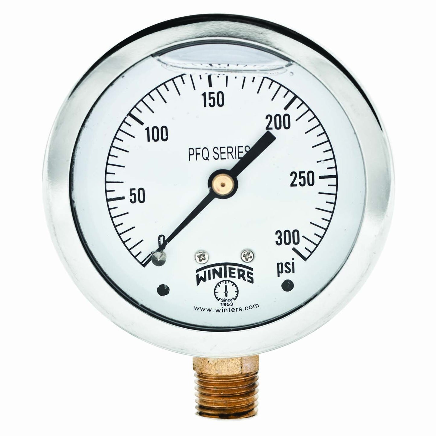 2-1/2ft Liquid Filled Industrial Pressure Gauge for Accurate Readings
