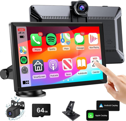 Ultimate Carplay Screen with 4K Cam & GPS