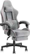 Dowinx Gaming Chair Fabric with Pocket Spring Cushion - Comfortable