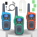 3 Walkie Talkies for Adults Long Range Rechargeable - Reliable Outdoor