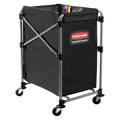 Collapsible X Cart 4-Bushel Laundry Cart - Compact, Durable Storage