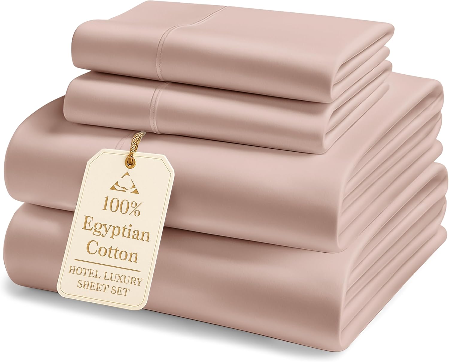 Luxury 100% Egyptian Cotton Bed Sheets Full Size for Comfort