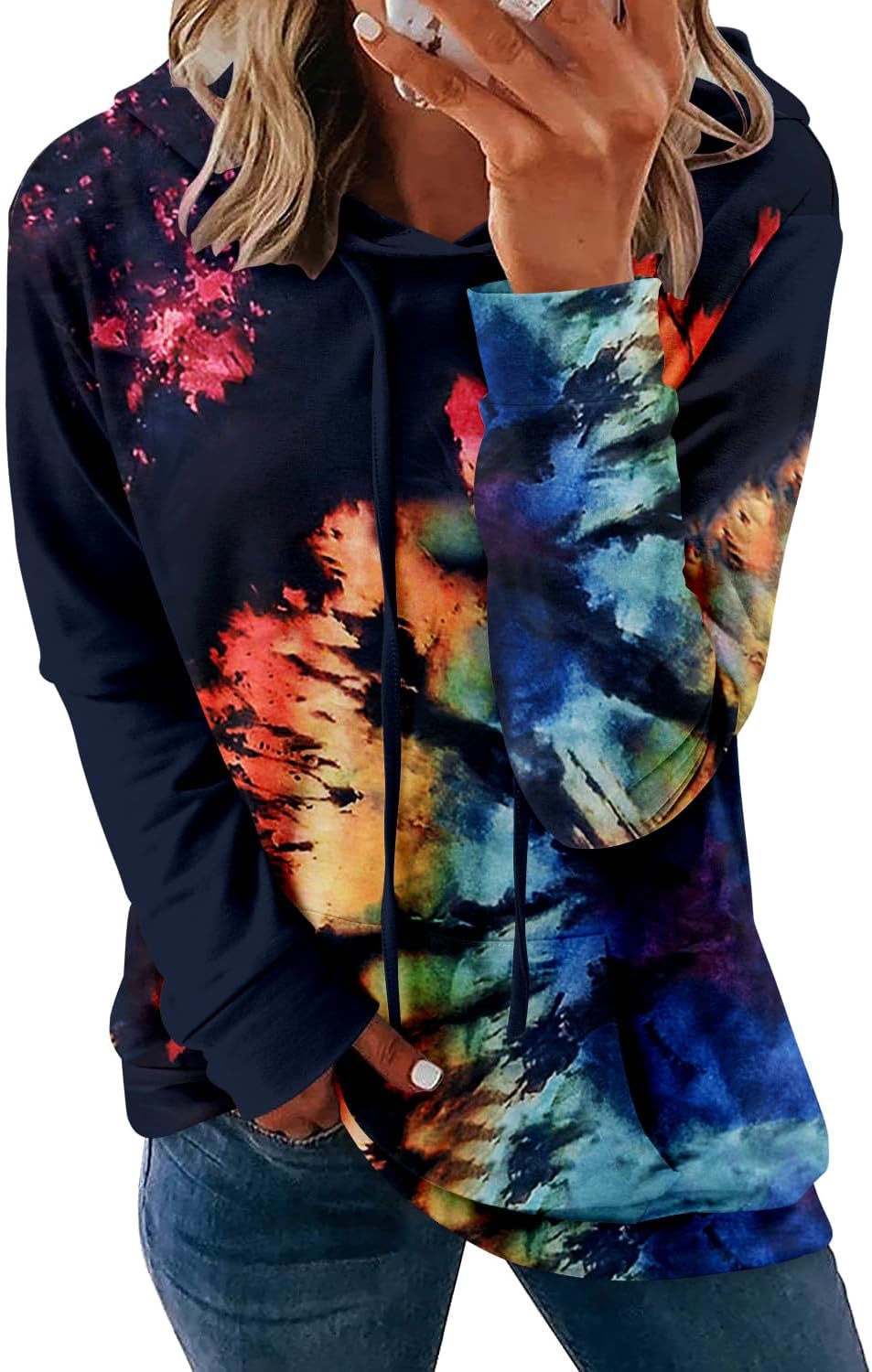MODARANI Stylish Hoodie: Kangaroo Pocket, Trendy Prints