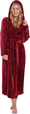 Turquaz Plush Robes For Women - Soft Warm Fleece Bathrobe Made