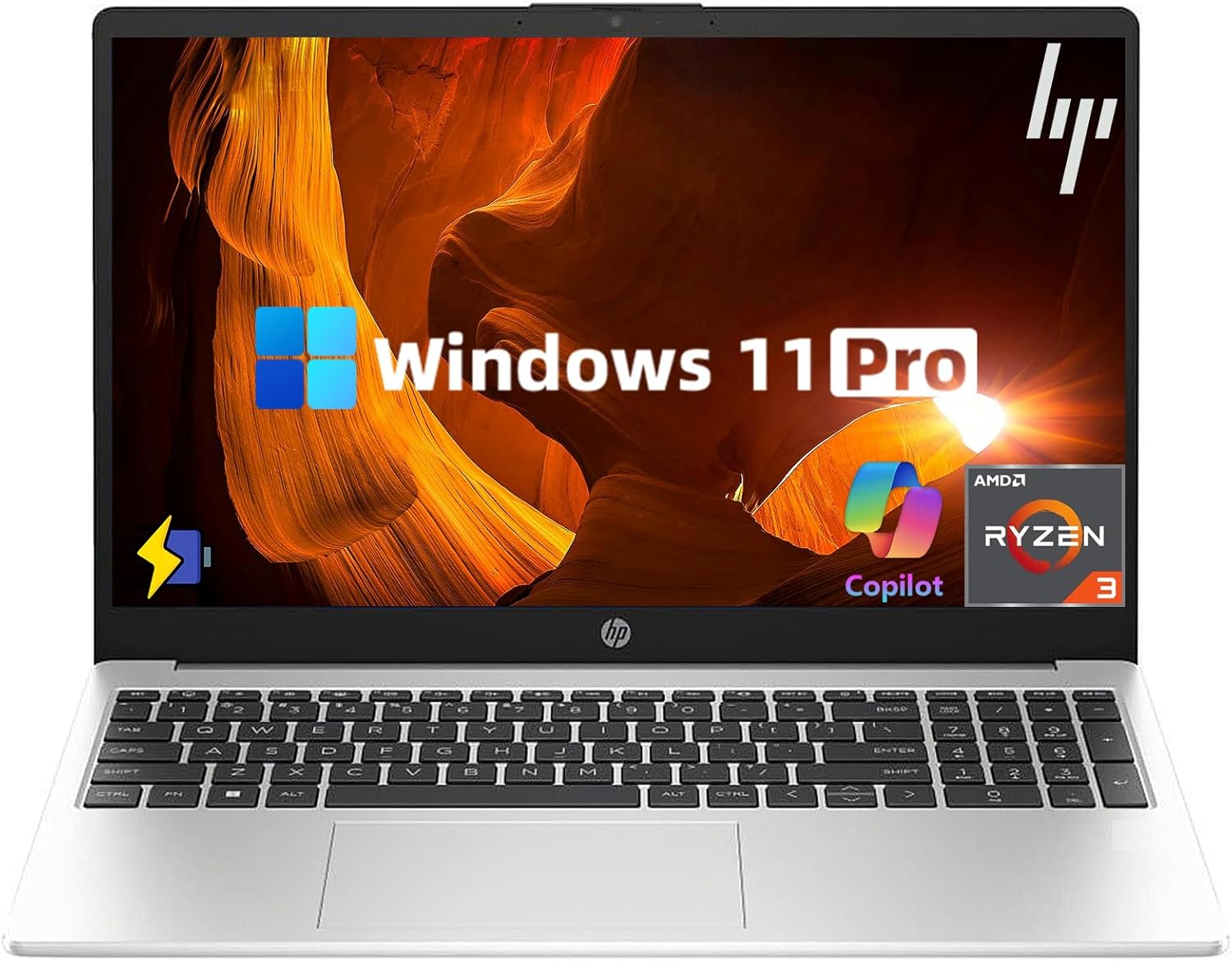HP Flagship Business Laptop with Ryzen 3 and Full HD Display