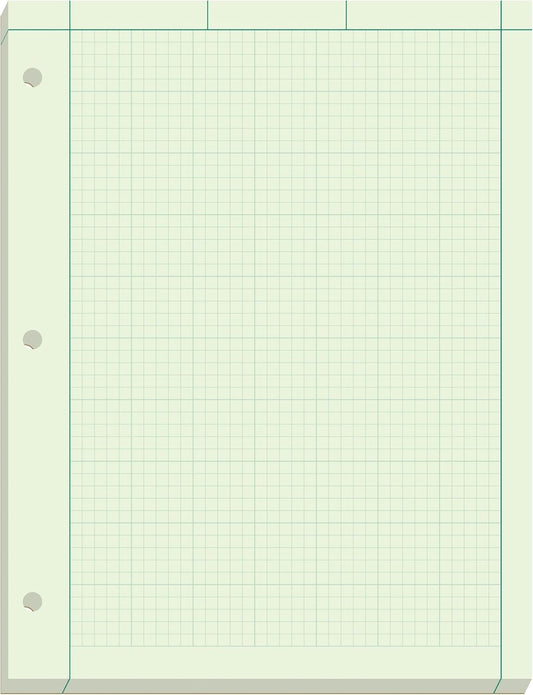 Ampad Engineer Pad 5x5 Grid - 200 Sheets - Green