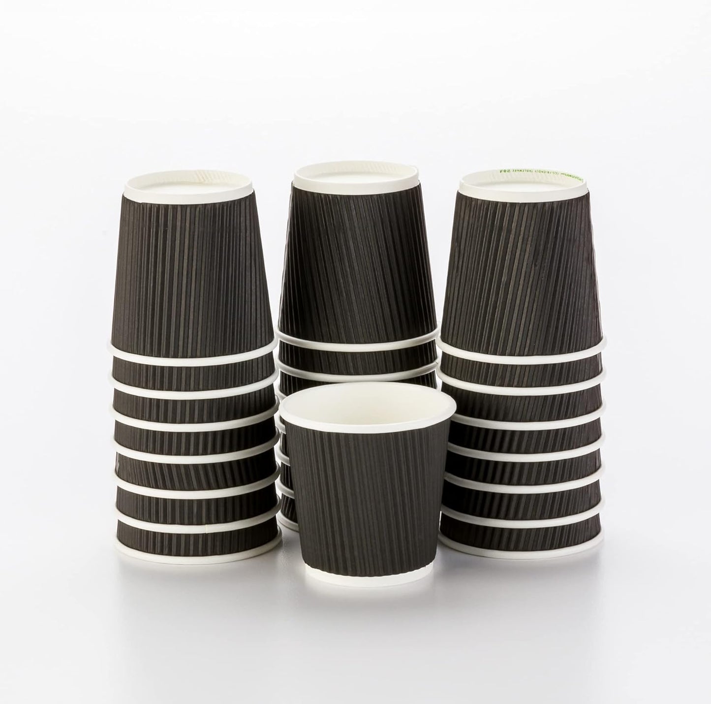 500-CT Disposable Black 4-OZ Hot Beverage Cups for Cafes