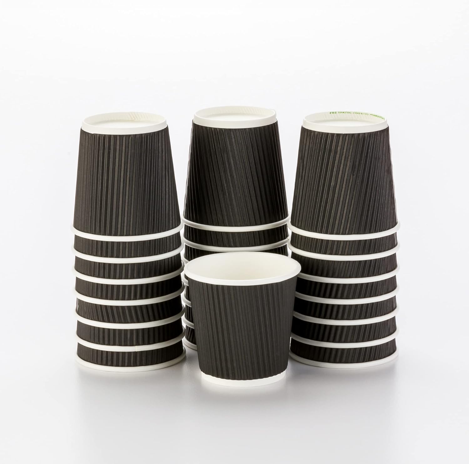 500-CT Disposable Black 4-OZ Hot Beverage Cups for Cafes