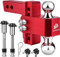 Adjustable Trailer Hitch 2-Inch Receiver with 4in Drop/Rise - Heavy
