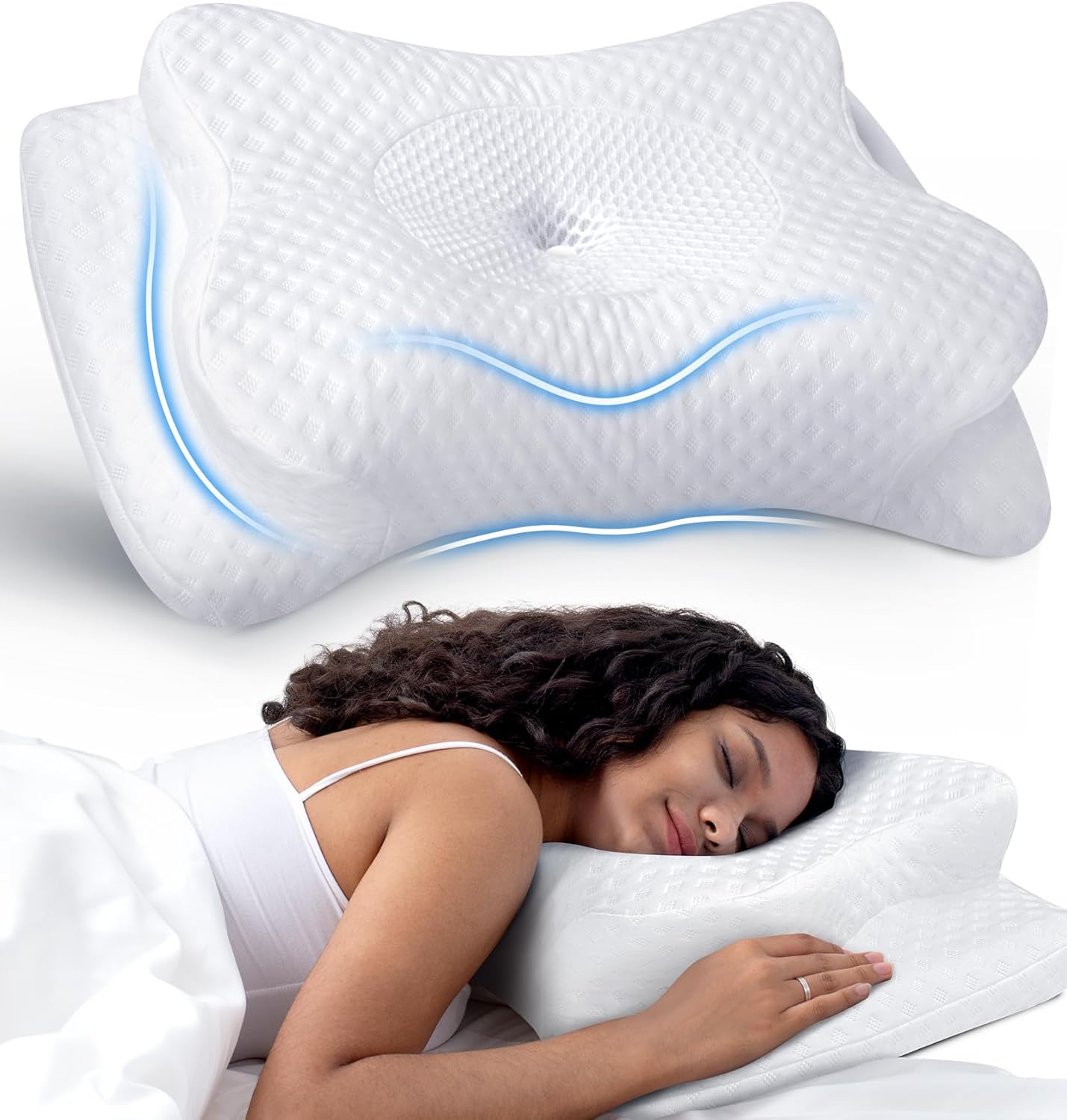 No More Aches Neck Pillow for Pain Relief and Comfort