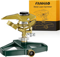Heavy Duty Pulsating Impact Lawn Sprinkler - Durable Metal Zinc Head