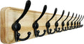 Dseap Coat Rack Wall 38-1/4in - Heavy-Duty Rustic Farmhouse Storage
