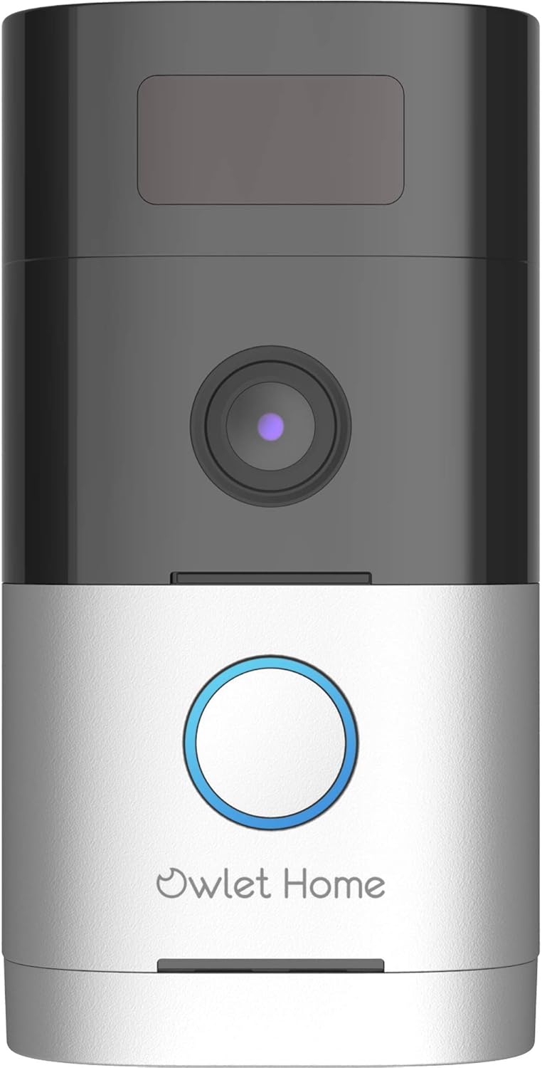 Owlet Home Smart Doorbell | HD Video, AI Motion Detection, 2-Way Audio