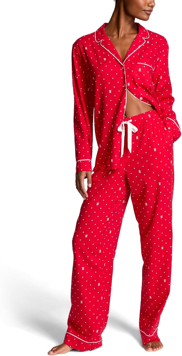Victoria's Secret Flannel Pajama Set for Cozy Sleepwear