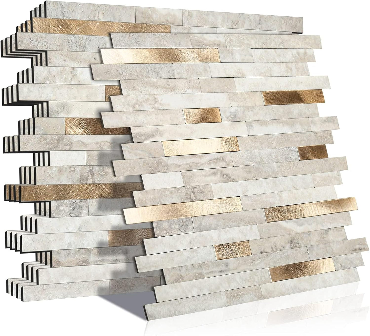 KASARO 6-Sheet Peel and Stick Backsplash Tiles for Kitchen