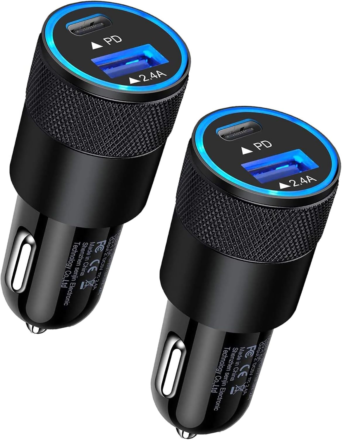 Fast Charge Dual Port Car Charger by AILKIN
