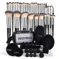 Professional Makeup Brush Set 30pcs with Blenders & Bags - Complete