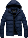 CREATMO US Men's Puffer Jacket Waterproof Winter Parka - Warm Ski