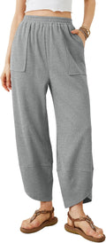 Xiaoxuemeng Womens Baggy Wide Leg Pants Casual Elastic (Style P34D)