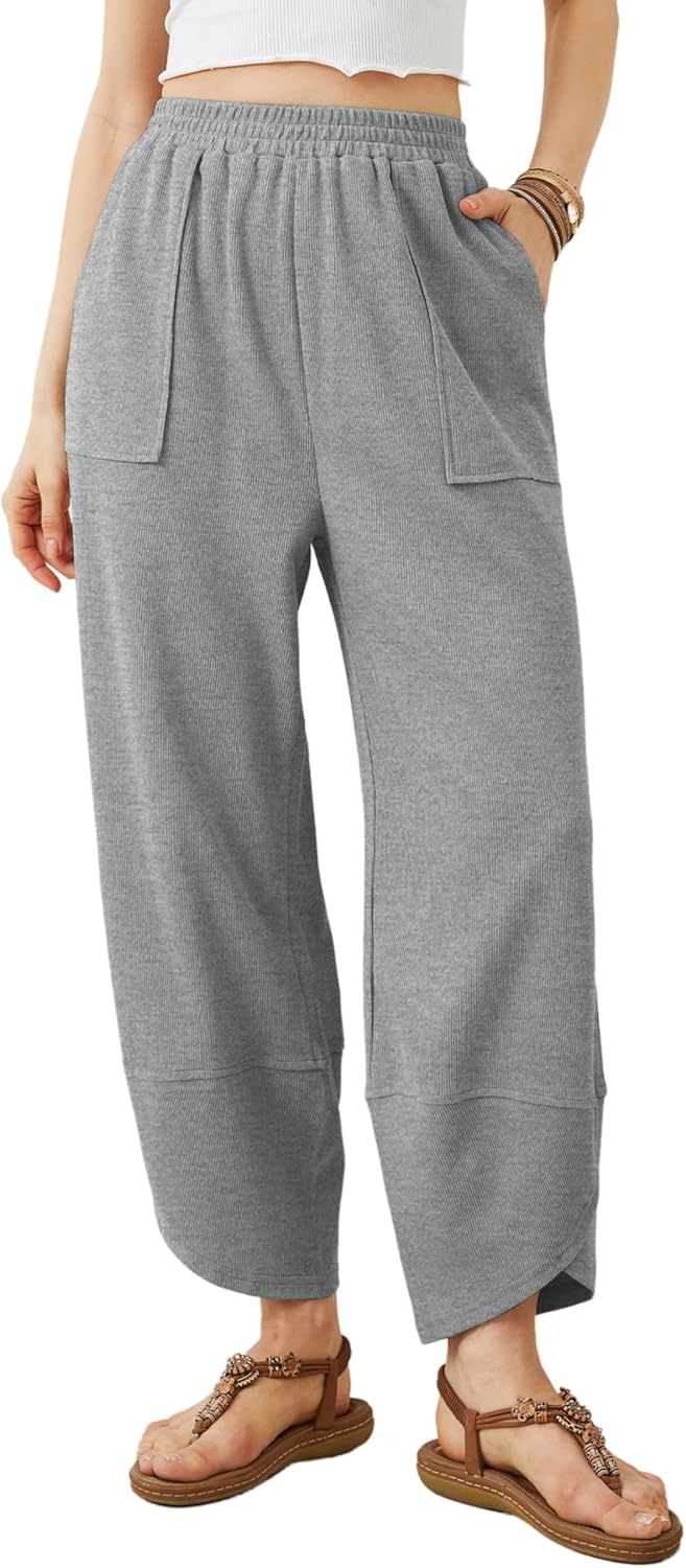 Xiaoxuemeng Womens Baggy Wide Leg Pants for Casual Style
