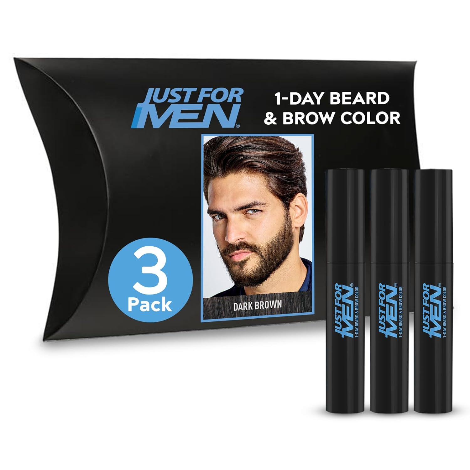 Just for Men 1-Day Beard & Brow Color for Fuller Look