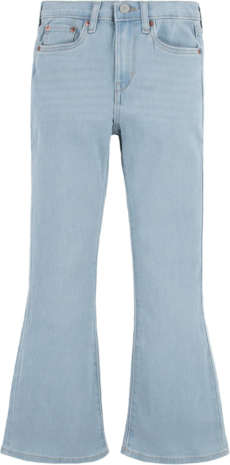 Levi's Girls' Classic Flare Jeans for Vintage Style and Comfort