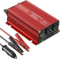 600W Car Power Inverter 12V to 110V AC - Dual Outlets with PD & QC