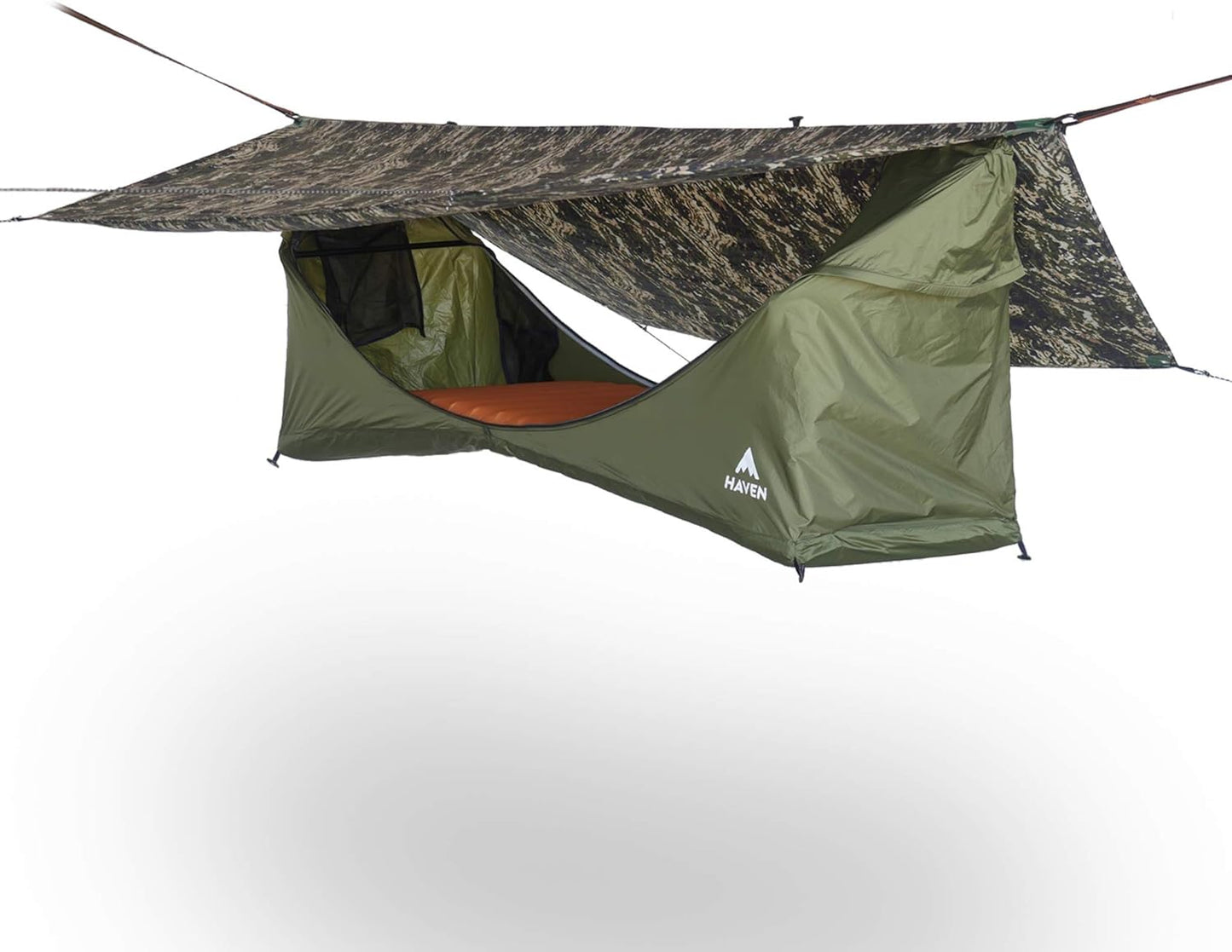 Haven Tents Lay Flat Hammock Tent - Waterproof & Insulated Pad