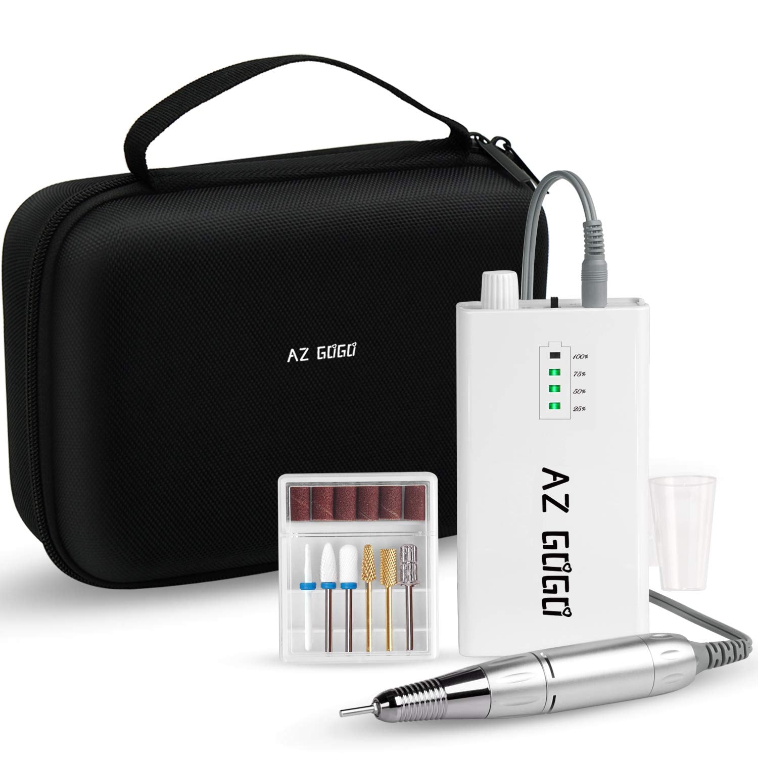 Professional Portable Nail Drill for Acrylic Nails - 30000 RPM