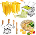 Baderke Stainless Steel Pasta Maker Set - Hand Press for Customized Pasta!