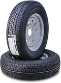 Trailer Tire Wheel Assembly ST205/75R14 8-Ply D 105M - Set of 2
